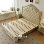 تخزين مدمج في سرير خشب صلب