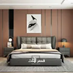 سرير بتصميم جذاب وانيق مع 2 كومدينة