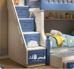 ⁦سرير نوم بدورين للأطفال مع تصميم عملي⁩ - الصورة ⁦5⁩