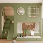 ⁦سرير دورين بتصميم بوابة مضيئة⁩ - الصورة ⁦10⁩