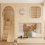 ⁦سرير دورين بتصميم بوابة مضيئة⁩ - الصورة ⁦8⁩