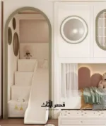 ⁦سرير دورين بتصميم بوابة مضيئة⁩ - الصورة ⁦4⁩