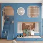 ⁦سرير دورين بتصميم بوابة مضيئة⁩ - الصورة ⁦11⁩