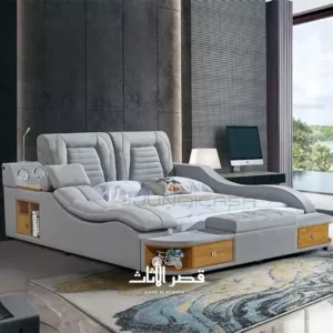 سرير نوم من تصميم عصري متعدد الوظائف