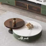⁦طقم طاولات قهوة وتلفزيون عصري⁩ - الصورة ⁦2⁩