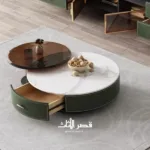 ⁦طقم طاولات قهوة وتلفزيون عصري⁩ - الصورة ⁦3⁩