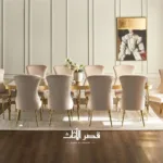 ⁦سفرة طعام مع 10 مقاعد بتصميم راقي⁩ - الصورة ⁦2⁩