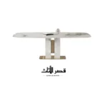 ⁦طاولة طعام مستطيلة من الرخام⁩ - الصورة ⁦5⁩