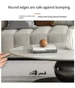 ⁦طقم طاولات قهوة على شكل بيضاوي⁩ - الصورة ⁦5⁩
