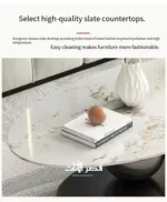 ⁦طقم طاولات قهوة على شكل بيضاوي⁩ - الصورة ⁦7⁩
