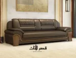 ⁦كنب جلد اسود مكتبي⁩ - الصورة ⁦5⁩