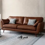⁦كنب جلد مريح بتصميم حديث⁩ - الصورة ⁦7⁩