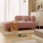 ⁦كنب استرخاء اخضر بتصميم بسيط ومريح⁩ - الصورة ⁦4⁩