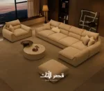 ⁦كنب زاوية بتصميم ظهر مريح⁩ - الصورة ⁦9⁩
