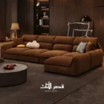 ⁦كنب زاوية بتصميم ظهر مريح⁩ - الصورة ⁦15⁩