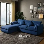 ⁦كنب زاوية قماشية فخمة ومريحة⁩ - الصورة ⁦19⁩