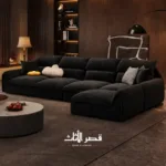 ⁦كنب زاوية بتصميم ظهر مريح⁩ - الصورة ⁦16⁩
