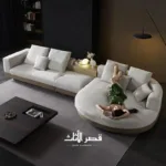 ⁦كنب زاوية دائري على شكل دائري⁩ - الصورة ⁦5⁩
