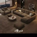 كنب زاوية بتصميم ظهر مريح