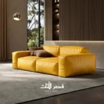 ⁦كنب عصري من جلد بتصميم إيطالي⁩ - الصورة ⁦13⁩