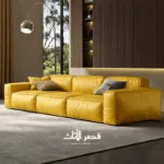 ⁦كنب عصري من جلد بتصميم إيطالي⁩ - الصورة ⁦5⁩