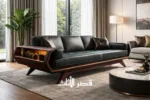 ⁦كنب كلاسيكي فخم ومميز مع مساحات تخزين فخمة⁩ - الصورة ⁦4⁩