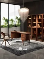 ⁦مكتب وكرسي بتصميم كلاسيكي⁩ - الصورة ⁦22⁩