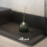 طاولة تلفزيون بأسلوب أرت ديكو وثلاثة أدراج وتخزين