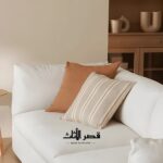 كنبة كتان إسكندنافية بوسائد قابلة للإزالة – تفاصيل 8