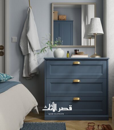 تسريحة أدراج منخفضة بثلاثة أدراج بعرض كامل — مشهد القطعة 2