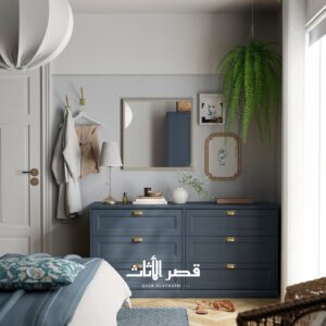 تسريحة أدراج عريضة بستة أدراج في عمودين — مشهد القطعة 2