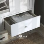 خزانة ملابس بثلاثة أبواب ومرآة طولية من الخشب — تفاصيل الاستخدام 5