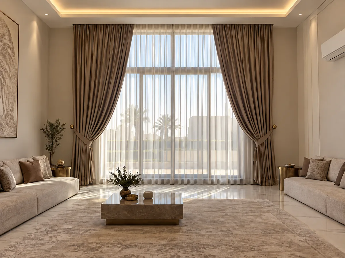 ستائر مجلس فاخرة
